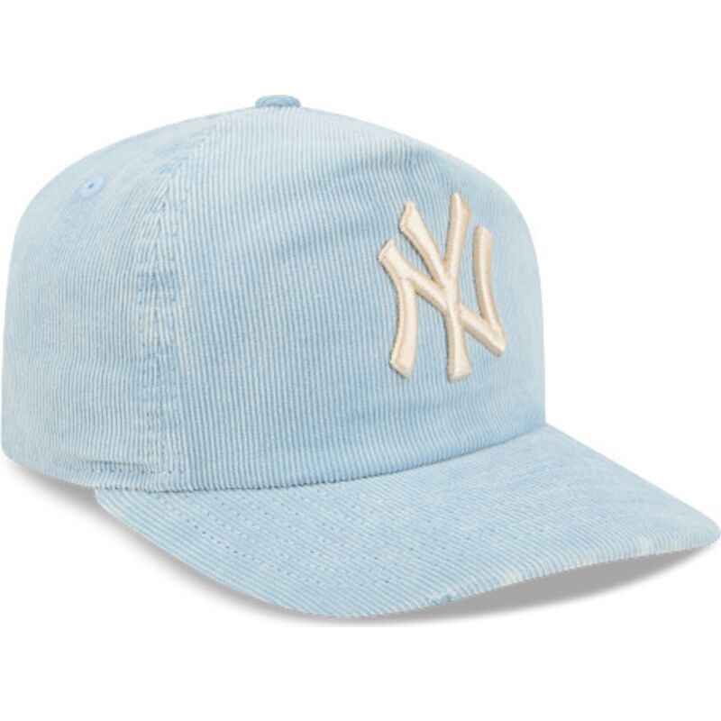 lippikset-kaareva-sininen-saadettava-nauha-19twenty-precurved-corduroy-pastel-new-york-yankees-mlb-new-era