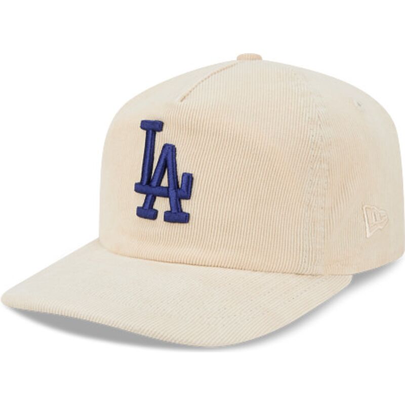 lippikset-kaareva-beige-saadettava-nauha-19twenty-precurved-corduroy-pastel-los-angeles-dodgers-mlb-new-era
