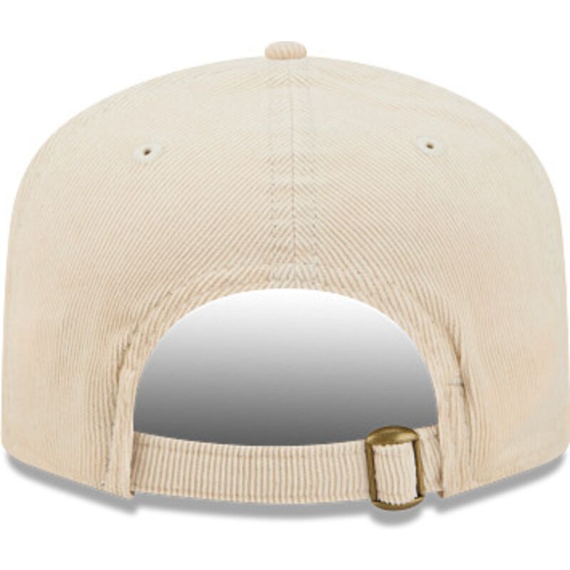 lippikset-kaareva-beige-saadettava-nauha-19twenty-precurved-corduroy-pastel-los-angeles-dodgers-mlb-new-era