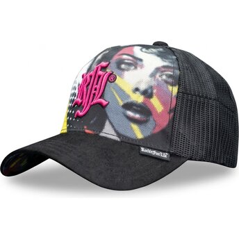 Lippikset kaareva rekka musta snapback N°246 Move The City Rock’nFreeLife