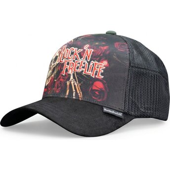 Lippikset kaareva rekka musta snapback N°247 Loose Control Rock’nFreeLife