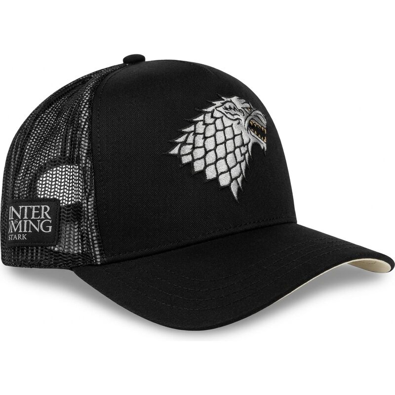 lippikset-kaareva-rekka-musta-snapback-got2-sta-stark-valtaistuinpeli-capslab