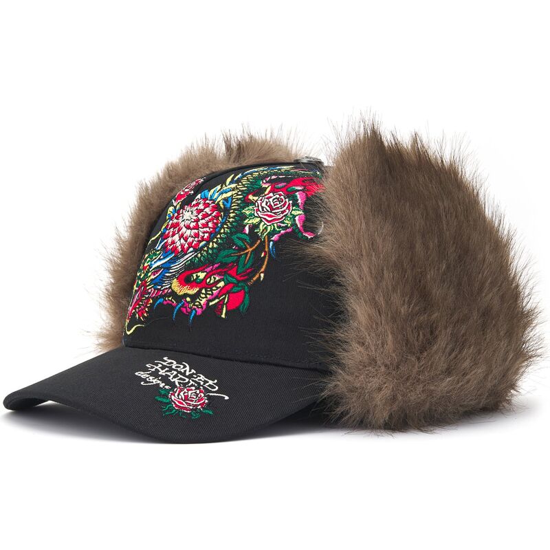 lippikset-kaareva-musta-istuva-crawling-trapper-ed-hardy