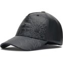 lippikset-kaareva-musta-saadettava-nauha-spiderweb-pu-leather-ed-hardy