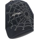 lippikset-kaareva-musta-saadettava-nauha-spiderweb-ed-hardy
