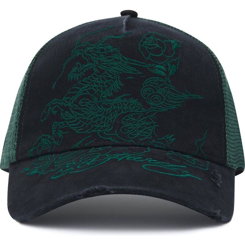 lippikset-kaareva-rekka-musta-snapback-outline-distressed-ed-hardy