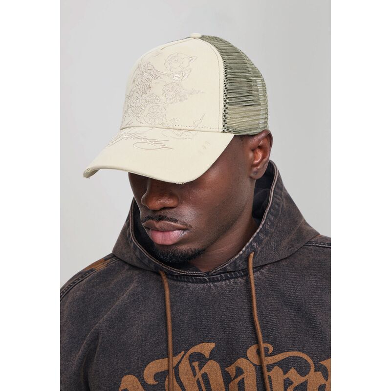lippikset-kaareva-rekka-khaki-snapback-outline-ed-hardy