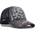 lippikset-kaareva-rekka-musta-snapback-13-skull-ed-hardy