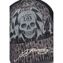 lippikset-kaareva-rekka-musta-snapback-13-skull-ed-hardy