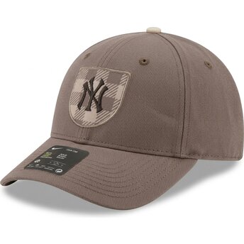 Lippikset kaareva ruskea snapback Dri-Fit Rise Structured New York Yankees MLB Nike