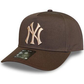 Lippikset kaareva ruskea snapback Rise Structured A-Frame26 New York Yankees MLB Nike