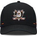 lippikset-kaareva-musta-snapback-structured-a-frame-anaheim-ducks-nhl-fanatics