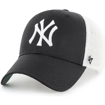lippikset-kaareva-rekka-musta-snapback-new-york-yankees-mlb-47-brand