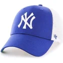 lippikset-kaareva-rekka-sininen-snapback-new-york-yankees-mlb-47-brand