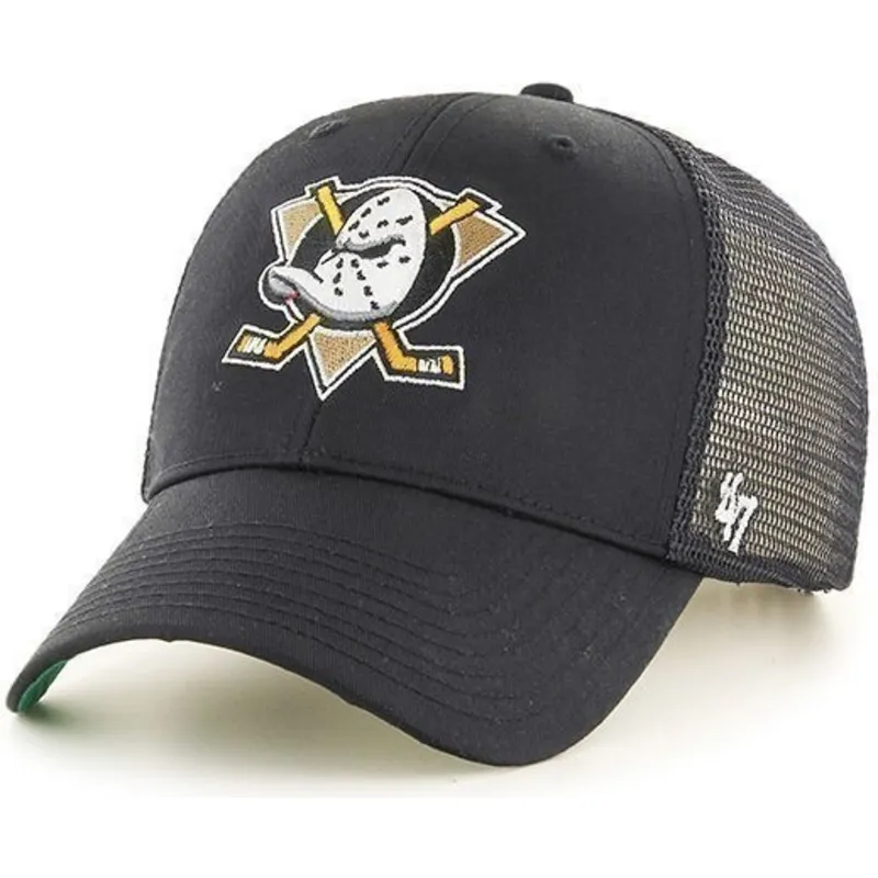 lippikset-kaareva-rekka-musta-snapback-fronal-anaheim-ducks-nhl-47-brand
