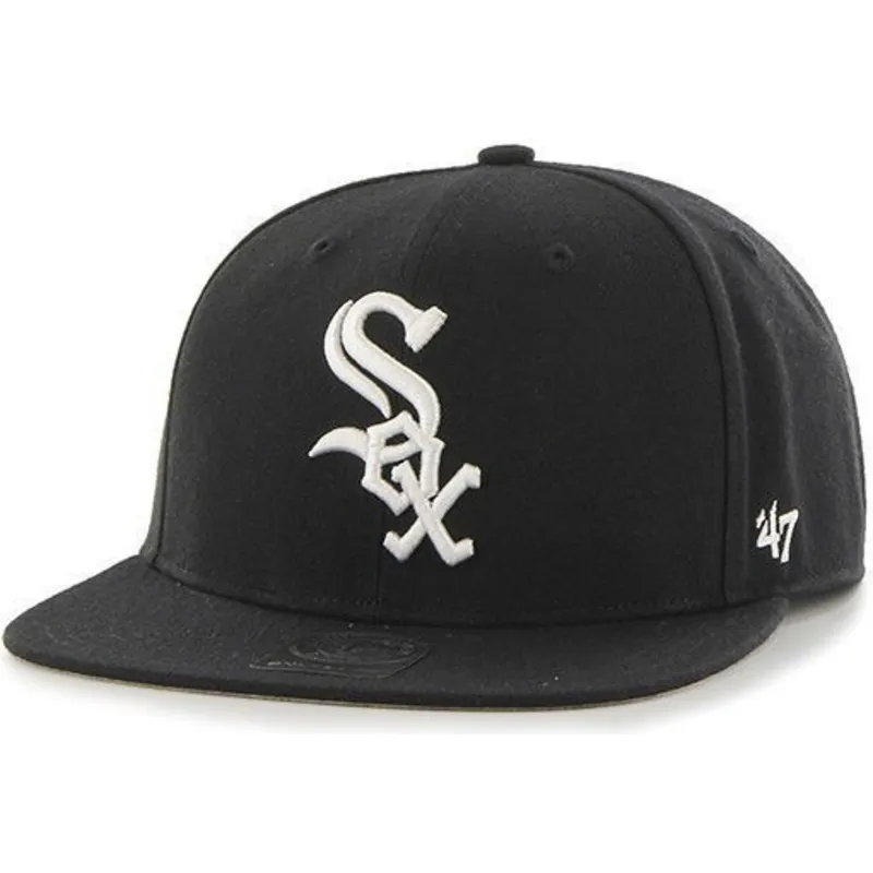 lippikset-littea-musta-snapback-chicago-white-sox-mlb-47-brand
