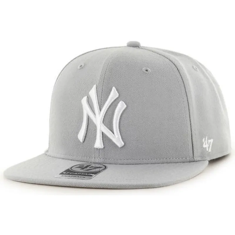 lippikset-littea-harmaa-snapback-tejido-vaquero-new-york-yankees-mlb-47-brand