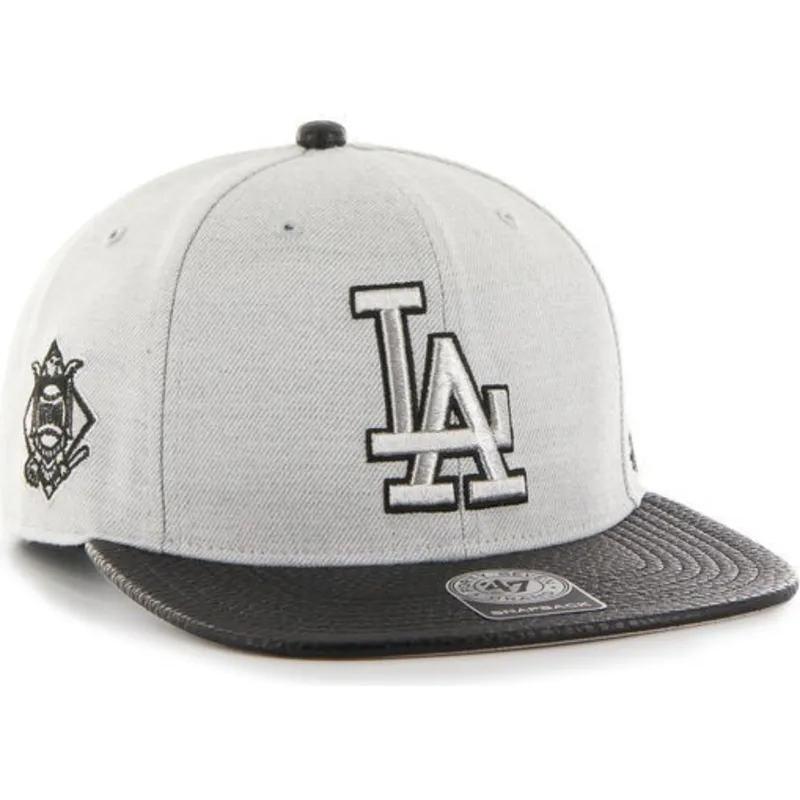 lippikset-littea-harmaa-snapback-lateral-los-angeles-dodgers-mlb-47-brand