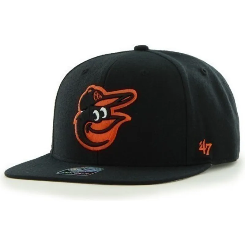 lippikset-littea-musta-snapback-lateral-baltimore-orioles-mlb-47-brand