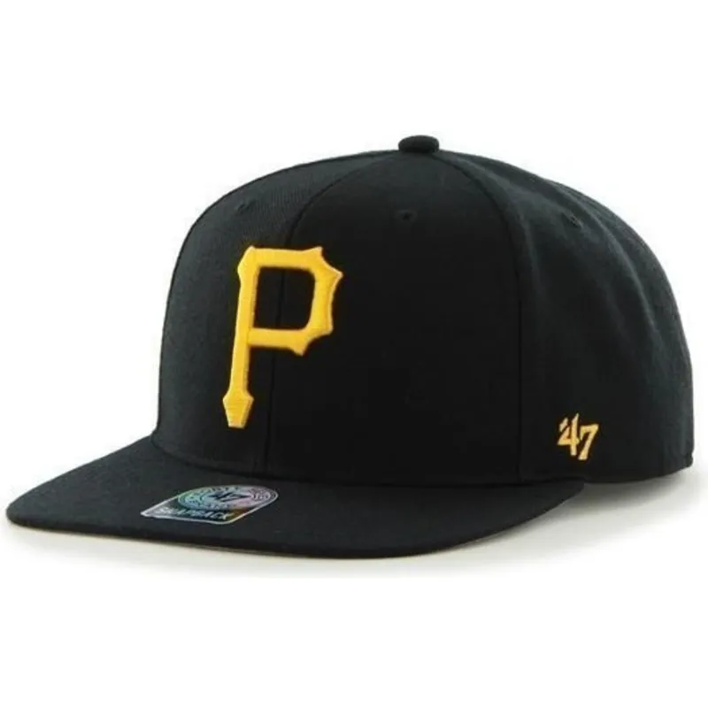lippikset-littea-musta-snapback-lateral-pittsburgh-pirates-mlb-47-brand