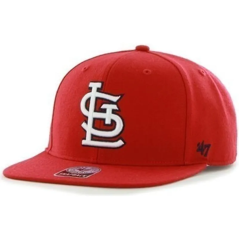 lippikset-littea-punainen-snapback-lateral-st-louis-cardinals-mlb-47-brand