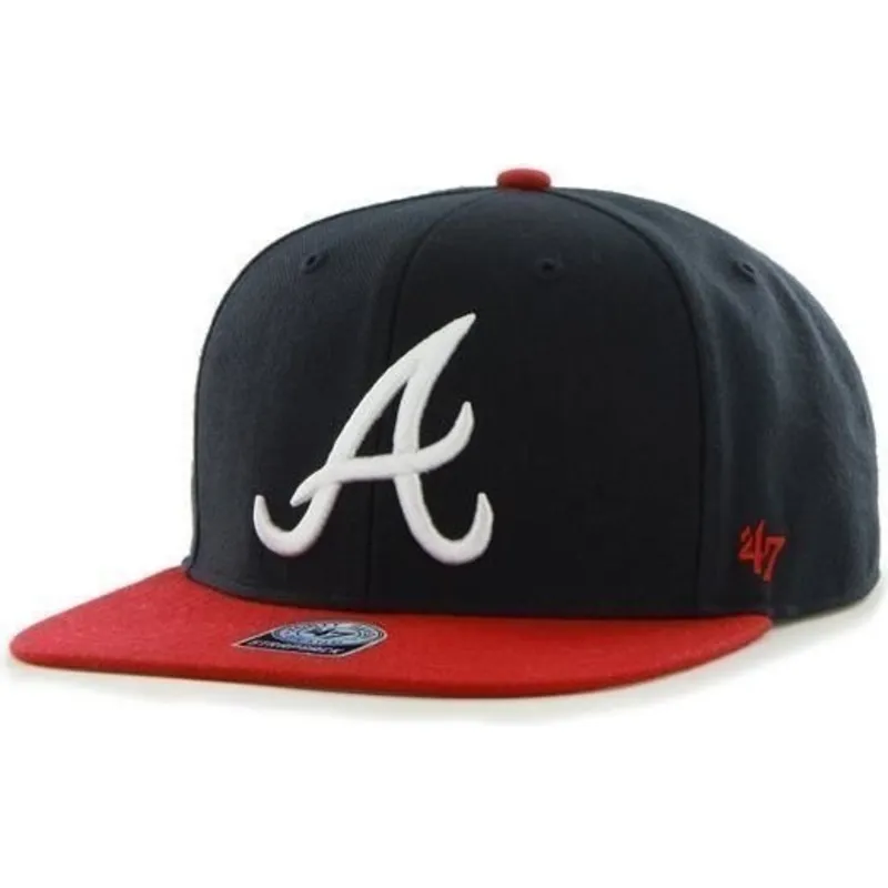 lippikset-littea-laivastonsininen-snapback-atlanta-braves-mlb-47-brand lippikset-littea-laivastonsininen-snapback-atlanta-braves-mlb-47-brand
