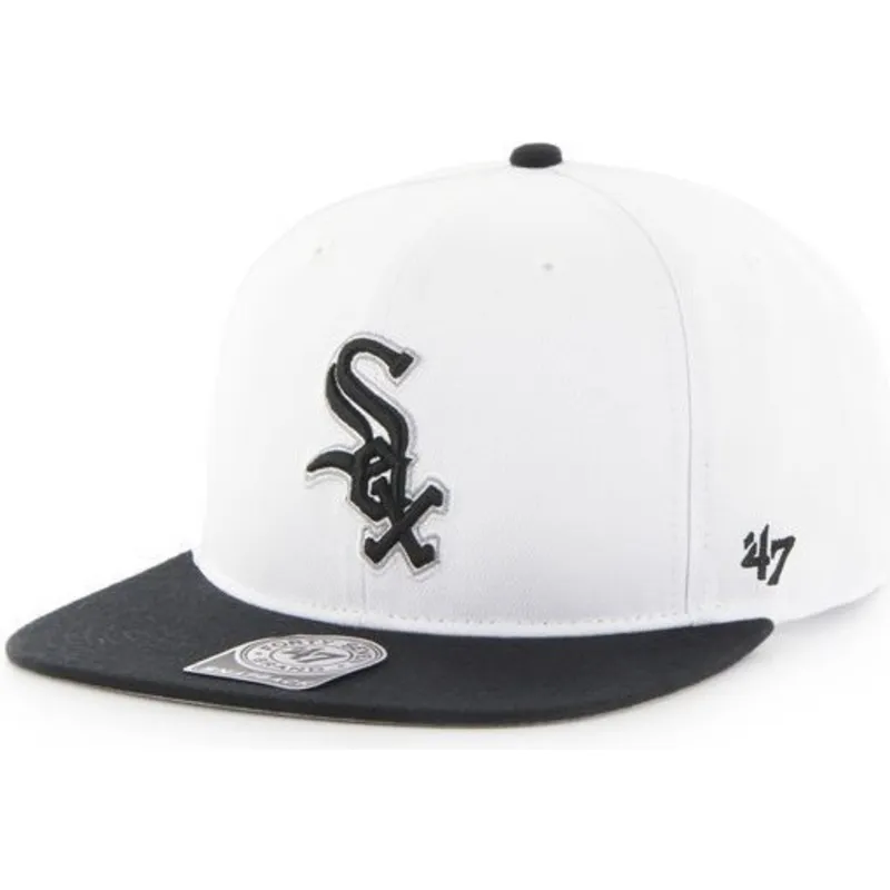 lippikset-littea-valkoinen-snapback-lateral-chicago-white-sox-mlb-47-brand lippikset-littea-valkoinen-snapback-lateral-chicago-white-sox-mlb-47-brand