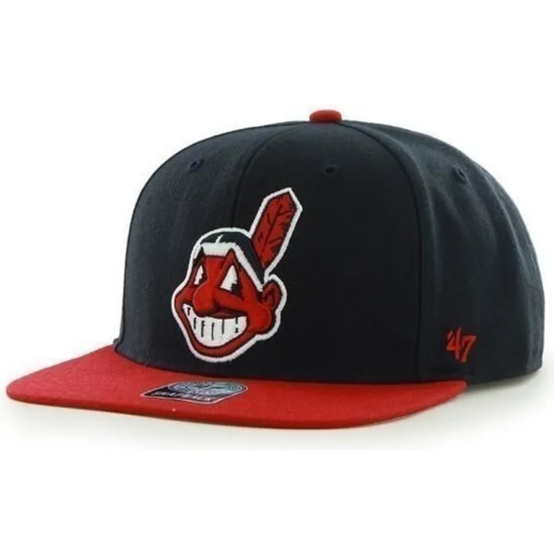 lippikset-littea-laivastonsininen-snapback-antiguo-cleveland-indians-mlb-47-brand