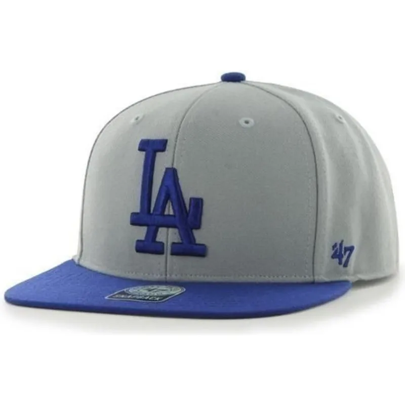 lippikset-littea-harmaa-snapback-lateral-los-angeles-dodgers-mlb-47-brand