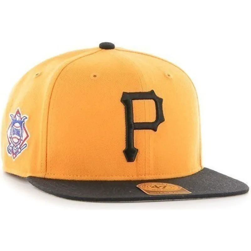 lippikset-littea-keltainen-snapback-leteral-pittsburgh-pirates-mlb-47-brand