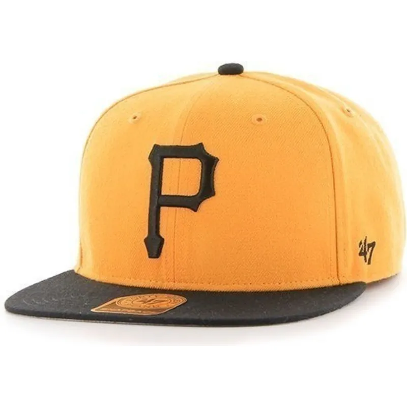 lippikset-littea-keltainen-snapback-leteral-pittsburgh-pirates-mlb-47-brand