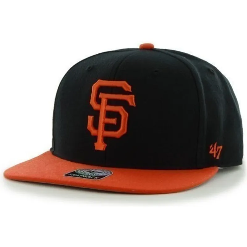 cap-littea-black-snapback-lisa-lateral-san-francisco-giants-mlb-47-brand