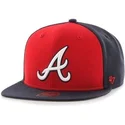 lippikset-littea-laivastonsininen-snapback-lateral-atlanta-braves-mlb-47-brand