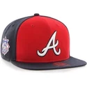 lippikset-littea-laivastonsininen-snapback-lateral-atlanta-braves-mlb-47-brand