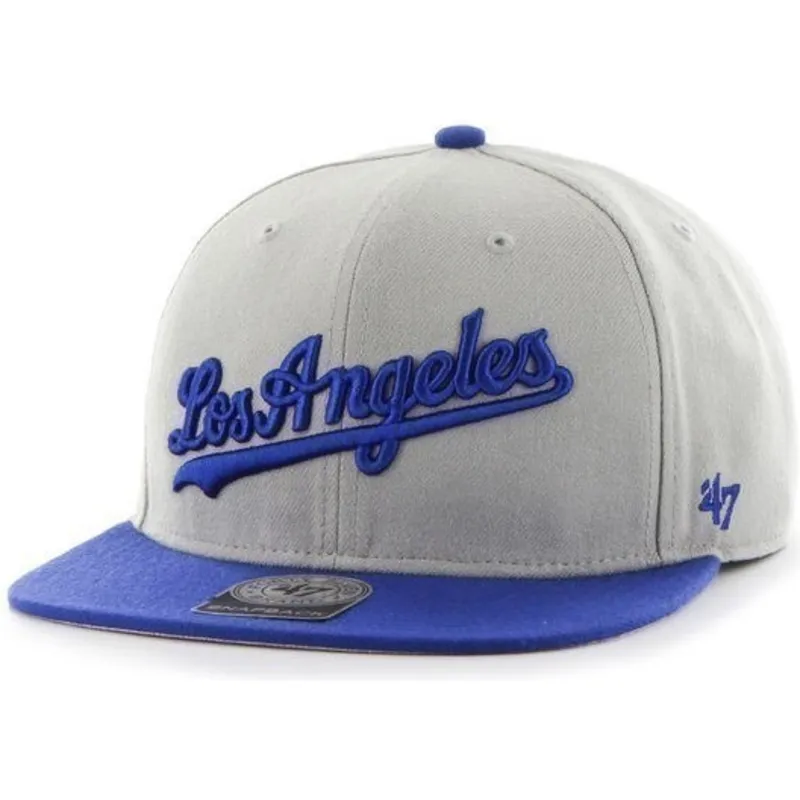 lippikset-littea-harmaa-snapback-lateral-los-angeles-dodgers-mlb-47-brand
