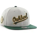 lippikset-littea-harmaa-snapback-lateral-oakland-athletics-mlb-47-brand