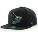 lippikset-littea-musta-snapback-san-jose-sharks-nhl-47-brand