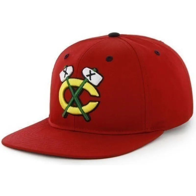 lippikset-littea-punainen-snapback-chicago-blackhawks-nhl-47-brand