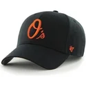lippikset-kaareva-musta-saadettava-nauha-baltimore-orioles-mlb-47-brand
