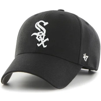 lippikset-kaareva-musta-saadettava-nauha-chicago-white-sox-mlb-47-brand