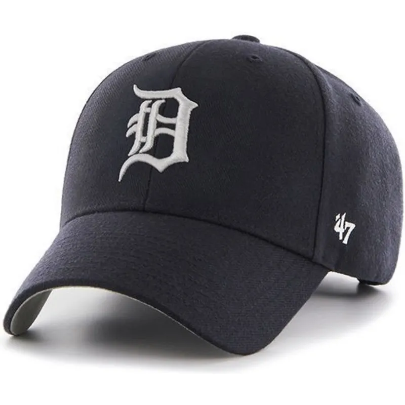 lippikset-kaareva-laivastonsininen-saadettava-nauha-detroit-tigers-mlb-47-brand