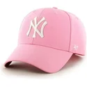 cap-kaareva-pink-adjustable-strap-lisa-new-york-yankees-mlb-47-brand