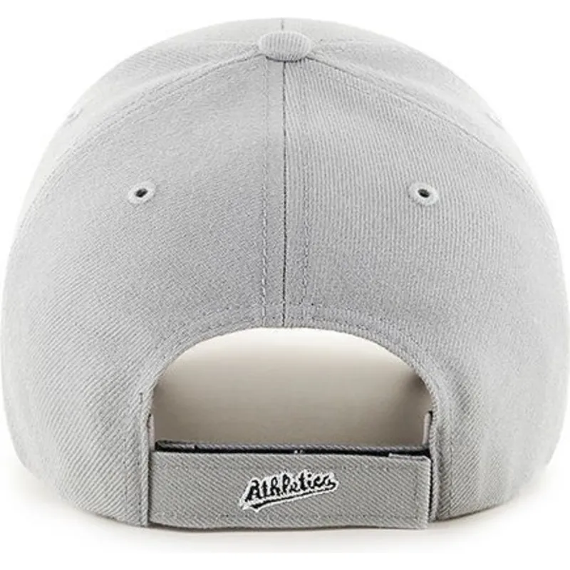 lippikset-kaareva-harmaa-saadettava-nauha-oakland-athletics-mlb-47-brand