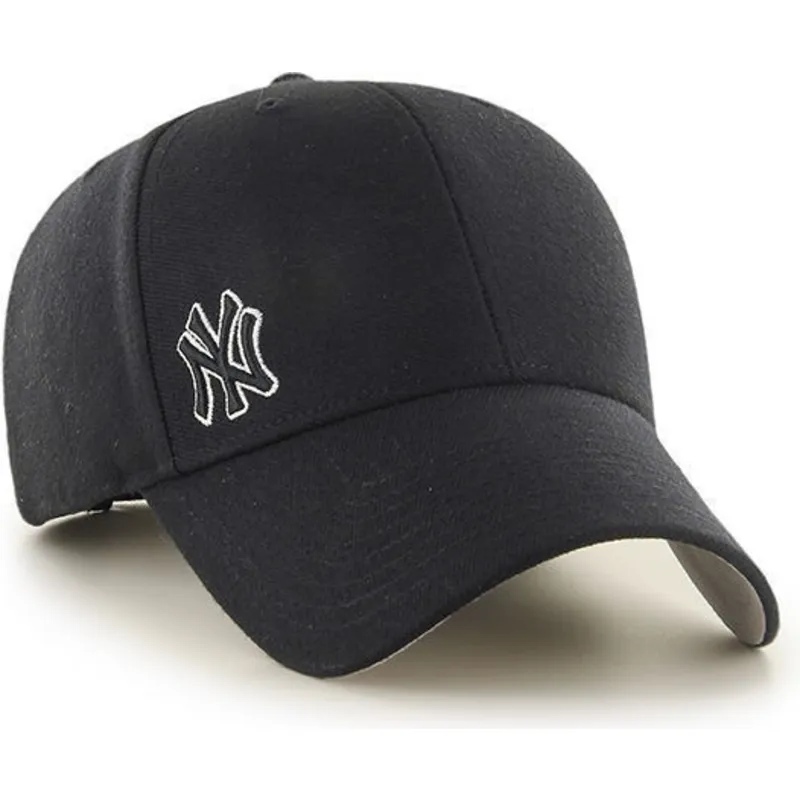 lippikset-kaareva-musta-saadettava-nauha-new-york-yankees-mlb-47-brand