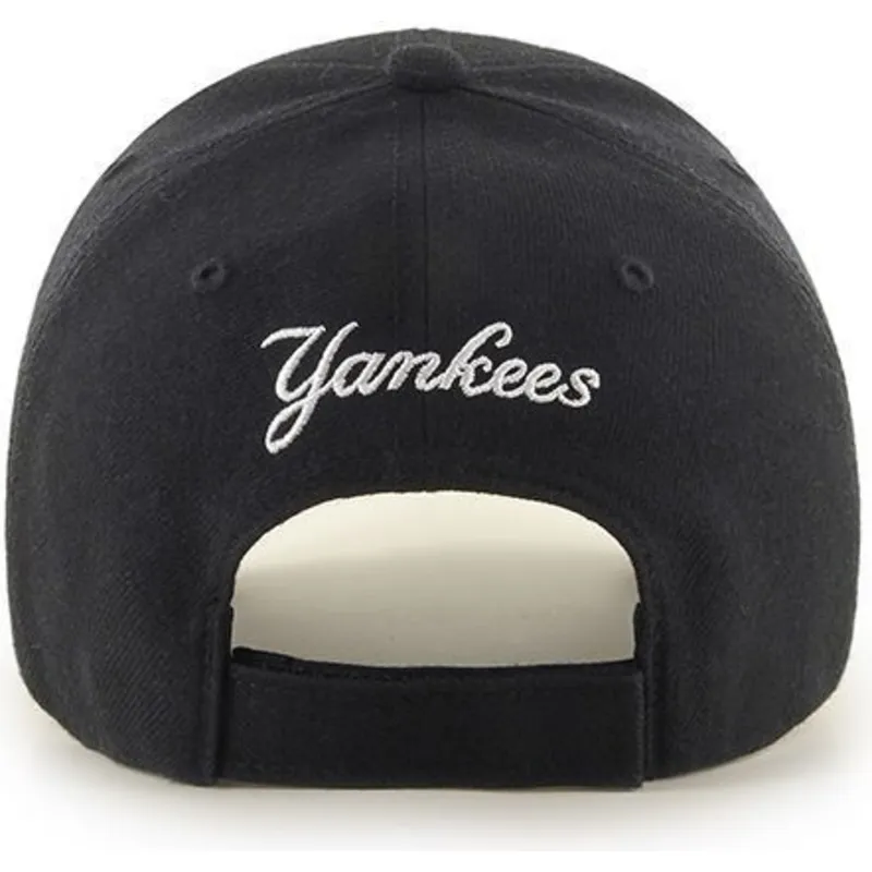 lippikset-kaareva-musta-saadettava-nauha-new-york-yankees-mlb-47-brand
