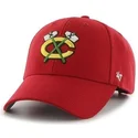 lippikset-kaareva-punainen-saadettava-nauha-chicago-blackhawks-nhl-47-brand