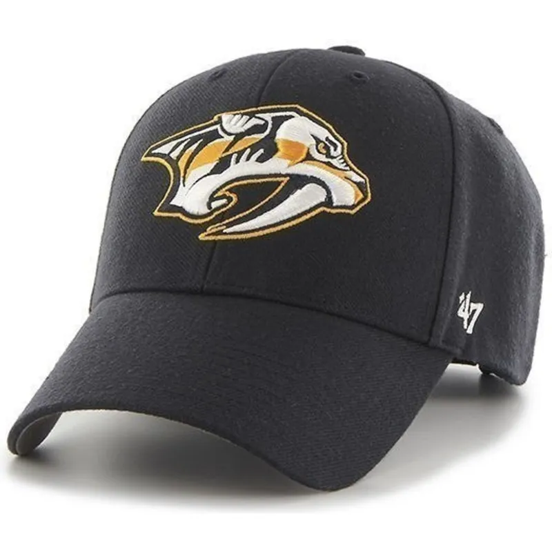 lippikset-kaareva-laivastonsininen-saadettava-nauha-nashville-predators-nhl-47-brand