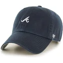 lippikset-kaareva-laivastonsininen-saadettava-nauha-atlanta-braves-mlb-47-brand