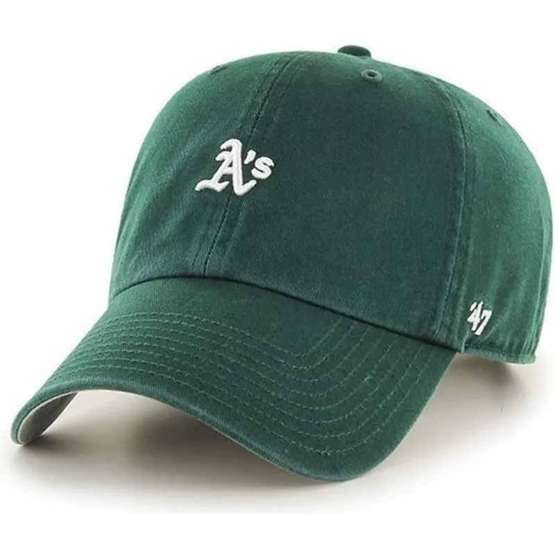 lippikset-kaareva-vihrea-saadettava-nauha-oakland-athletics-mlb-47-brand