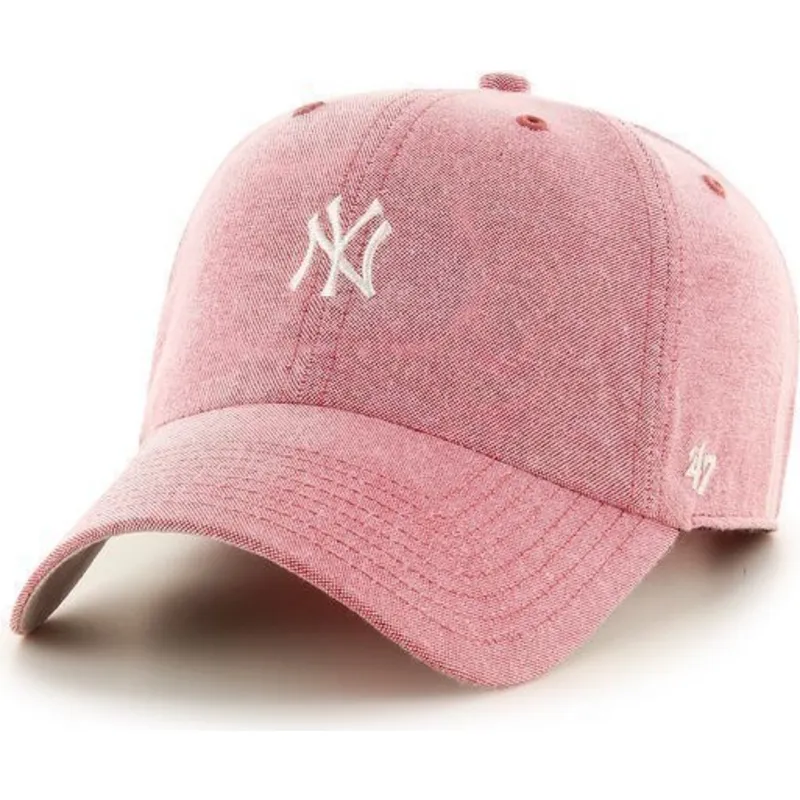 lippikset-kaareva-vaaleanpunainen-saadettava-nauha-new-york-yankees-mlb-47-brand lippikset-kaareva-vaaleanpunainen-saadettava-nauha-new-york-yankees-mlb-47-brand